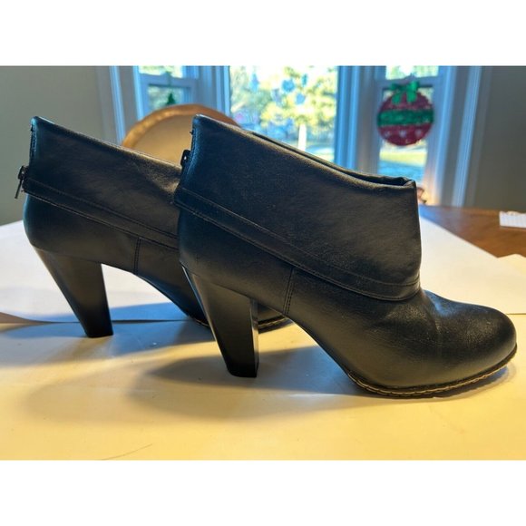 Women's Sox Tab Black Booties Target Size 9 Back Zipper - Picture 7 of 7